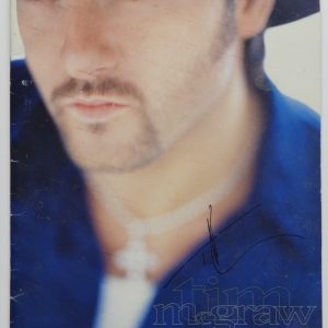 Tim McGraw JSA Signed Autograph Tour Program