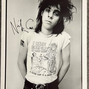 Nick Cave JSA Signed Autogragh Poster HUGE

