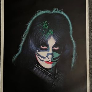 KISS Peter Criss Signed Autograph JSA Solo Aucoin Original Poster 1978
