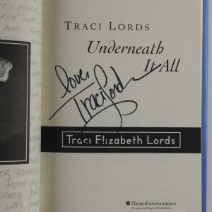 Traci Lords JSA Autograph Signed Book Underneath It All First Edition