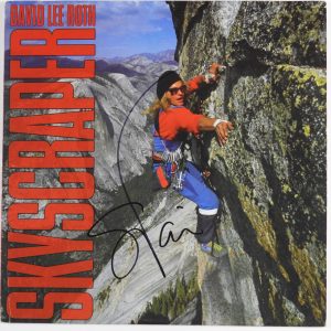 Stevie Vai JSA Signed Autograph Album Record David Lee Roth Skyscrapper
