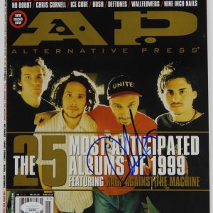 Tom Morello Autograph JSA Signed Alternative Press Magazine Rage Against
