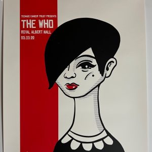 The Who JSA Signed Autographed Daltrey Townshend Poster Royal Albert Hall 2022
