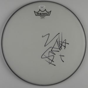 Travis Baker JSA Autograph Signed Drum Head COA 12" Blink 182
