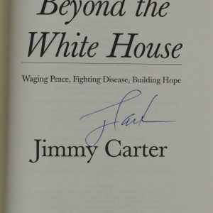 Jimmy Carter JSA Signed Autograph Book Beyond The White House FIRST EDITION
