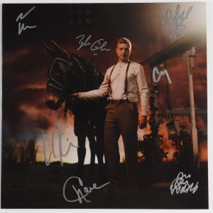 Tyler Childers JSA Fully Signed Autograph Record Album Rustin' In The Rain GREEN