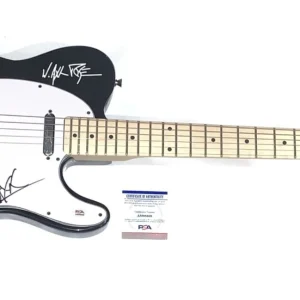 AXL ROSE SIGNED CUSTOM ELECTRIC GUITAR GUNS N' ROSES LEGEND PSA COA