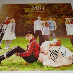 ANTHONY GONZALEZ SIGNED M83 SATURDAYS = YOUTH VINYL RECORD JSA
