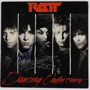 Stephen Pearcy Ratt JSA Signed Autograph Album Record Vinyl Warren DeMartini
