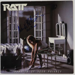 Stephen Pearcy Ratt JSA Signed Autograph Album Record Vinyl Warren DeMartini
