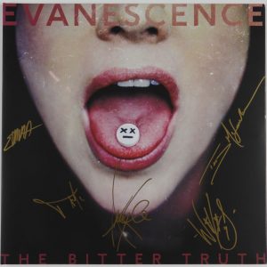Amy Lee Evanescence JSA Band Signed Autograph Album Vinyl The Bitter Truth
