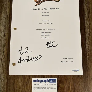 ‘Cheers’ TV Show Signed Autograph Full Pilot Script James Burrows Charles ACOA
