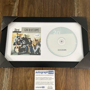 ‘Gin Blossoms’ Rock Band Signed Autograph Framed CD Robin Wilson ACOA