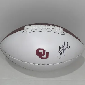 TROY AIKMAN SIGNED FOOTBALL OKLAHOMA SOONERS AUTOGRAPHED PROOF
