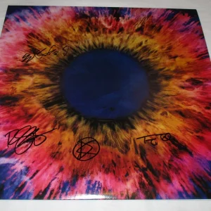 THRICE SIGNED HORIZONS / EAST VINYL RECORD JSA