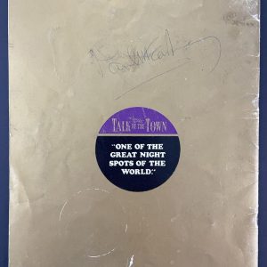Paul McCartney Signed Autograph Theatre Program Vintage Signature - Caiazzo JSA
