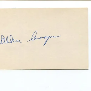 Walker Cooper 2x World Series St Louis Cardinals New York Giant Signed Autograph
