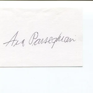 Ara Parseghian Notre Dame National Champ Coach Football HOF Signed Autograph JSA
