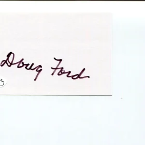 Doug Ford Masters PGA Golf Ryder Cup Champ Signed Autograph JSA
