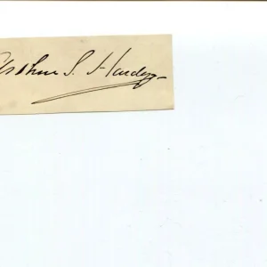 Arthur Sherburne Hardy Author Poer US Ambassador Greece Spain Signed Autograph

