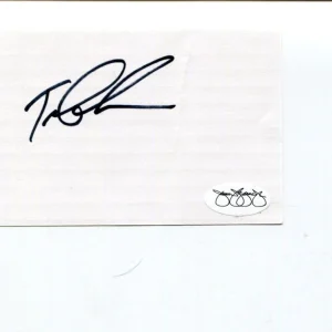 Tom Lehman PGA British Open Golf Champ Ryder Cup Signed Autograph JSA
