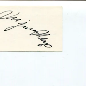 Virginia Mayo Sexy Best Years of Our Lives Signed Autograph

