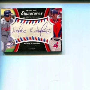 Victor Martinez Rare 2008 Sweet Spot Signatures Signed Autograph Card 01/15