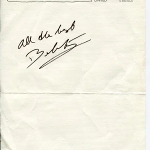 Belita British Olympic Figure Skater Ballerina Ballet Dancer Signed Autograph
