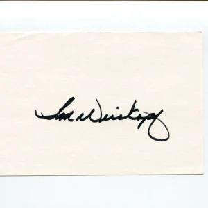 Tom Weiskopf PGA Golf British Open Ryder Cup Champ Signed Autograph