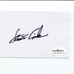 Stewart Cink PGA Golf Golfer Ryder Cup Presidents Cup Champ Signed Autograph JSA
