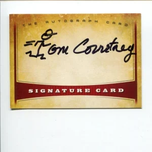 Tom Courtney US Olympic Gold Medal Track And Field Signed Autograph Sketch Card
