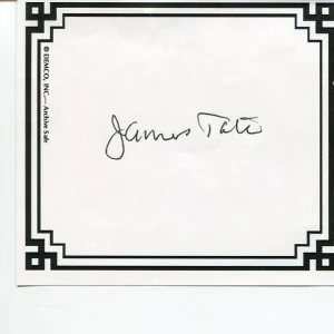 James Tate Pulitzer Prize Winning Author Poet Writer Signed Bookplate