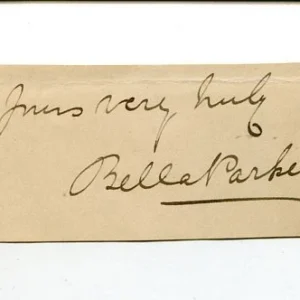 Bella Parker Early Author Poet A Bunch of Heather Poems Signed Autograph
