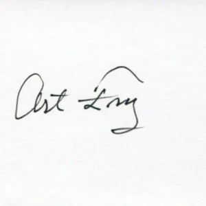 Art Arthur Fry 3M Post It Inventor Signed Autograph
