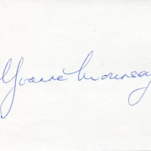 Yvonne Mounsey New York City Ballet Dancer Ballerina Signed Autograph
