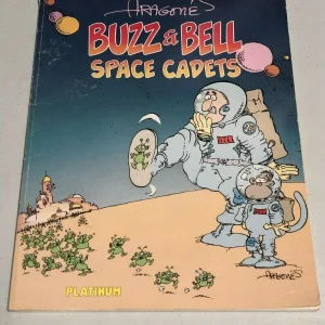 Sergio Aragones Buzz And Bell San Diego Comic Con Signed Autograph Book Sketch
