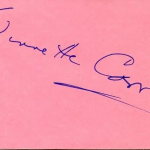 Vinnette Carroll Playwright 1st Black Women Director Broadway Signed Autograph
