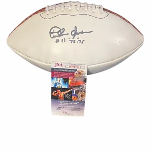 Tinker Owens Oklahoma Sooners 2x National Champion Signed Autograph Football JSA
