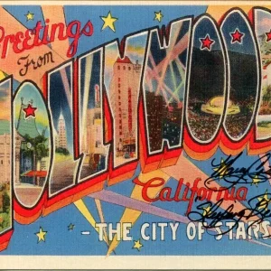 Mary Costa Voice Sleeping Beauty Disney Voice Signed Autograph Post Card
