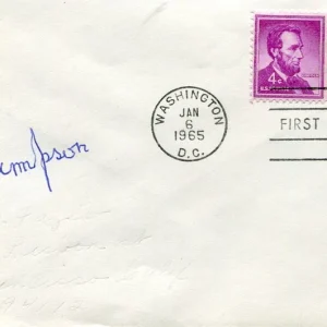 Louis Simpson Pulitzer Prize Winner Poet Author Signed Autograph FDC