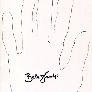 Bela Karolyi US Olympic Gymnastics HOF Coach Signed Autograph Hand Print Sketch
