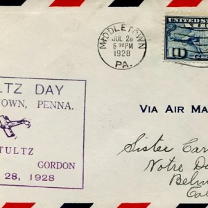 Wilmer Stultz Pilot With Amelia Earhart Friendship 1928 Signed Autograph FDC JSA
