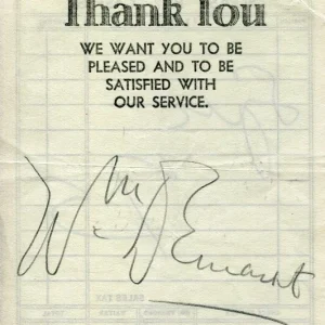 William Demarest Twilight Zone My Three Sons Sullivan's Travels Signed Autograph
