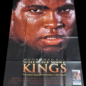 Norman Mailer When We Were Kings Muhammad Ali Signed Autograph Movie Poster JSA
