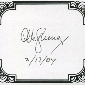 A. R. Gurney Broadway Playwright Author Love Letters Signed Autograph Bookplate
