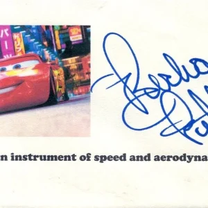Richard Petty NASCAR Hall of Fame HOF Disney Cars Voice Signed Autograph JSA