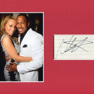 Nick Cannon Drumline Day of the Dead AGT Signed Autograph With Mariah Carey