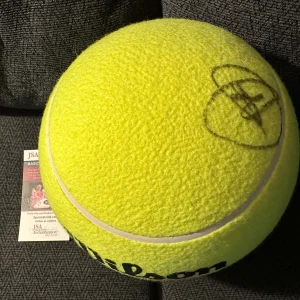 Novak Djokovic Signed 10” Jumbos US Open Tennis Ball JSA Authentication COA
