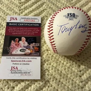 Tony Perez Signed Reds 150th Baseball Authentic ROMLB JSA Authenticated COA