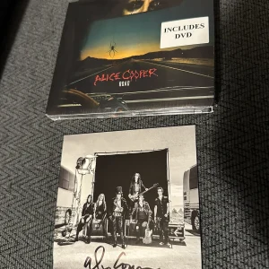 Alice Cooper Signed Insert The Road CD Plus DVD 2023 New Unopened